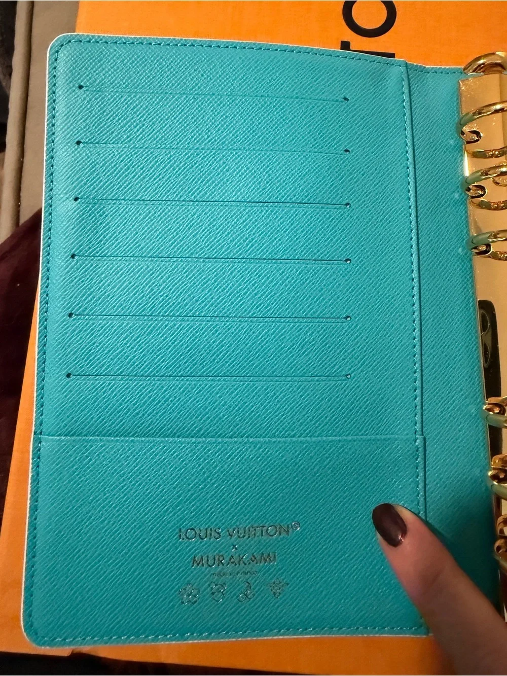 Louis Vuitton Multicolor White LV X TM agenda MM new never used